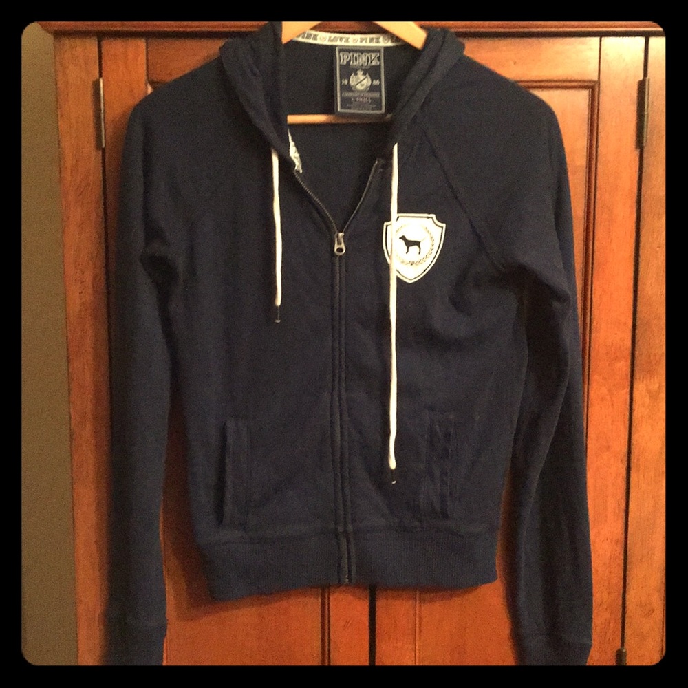 PINK zip up hoodie